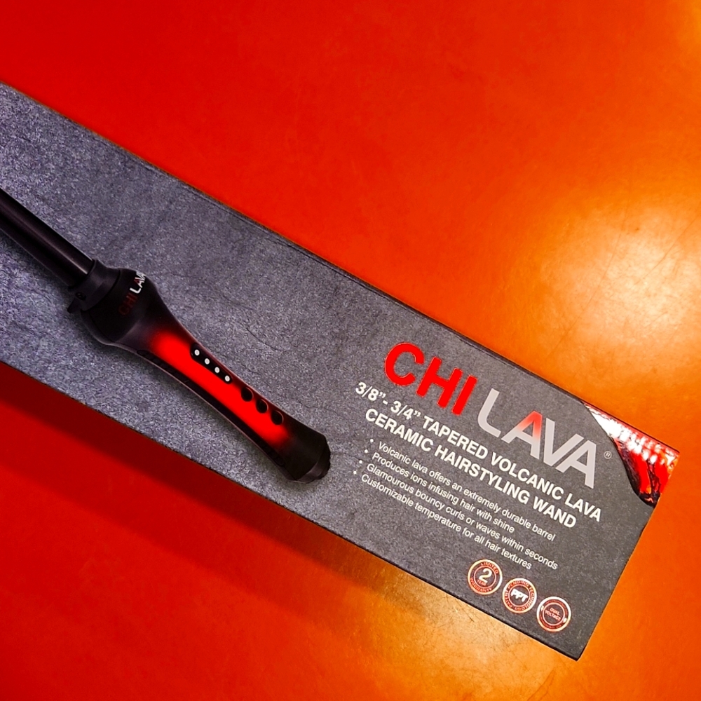 NEW Chi Lava tapered lava ceramic hairstyling wand